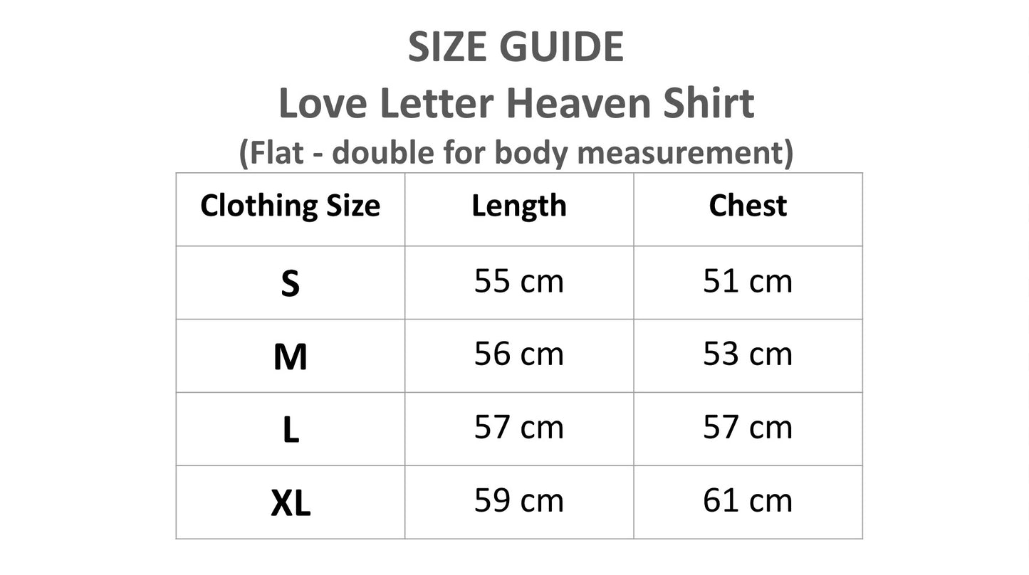 Love Letter Heaven Shirt