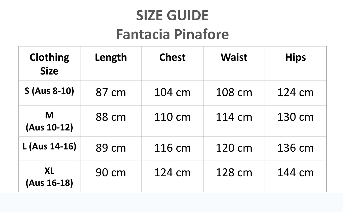 Fantacia Pinafore