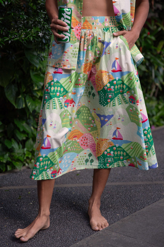 Valley of the Cavoodles Saturday Skirt