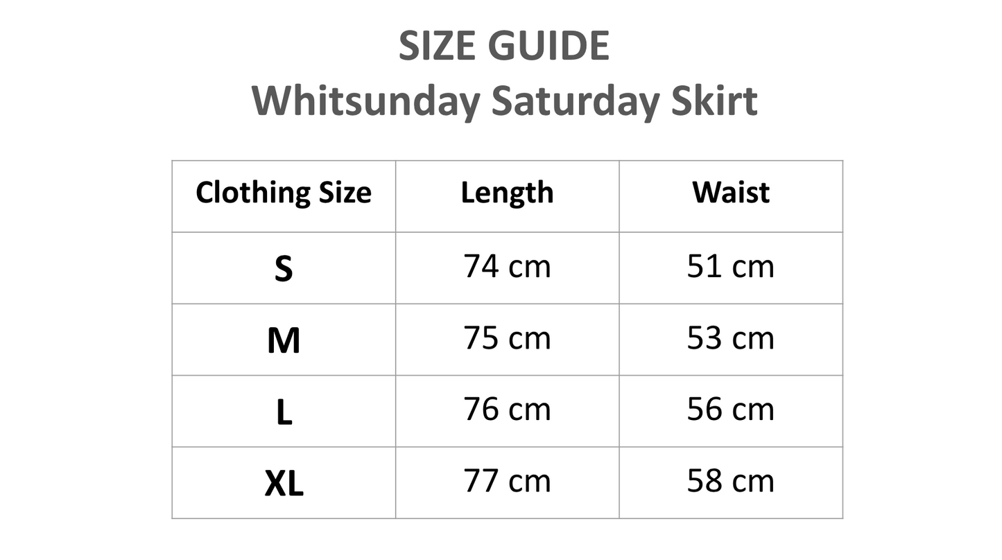 Whitsunday Saturday Skirt